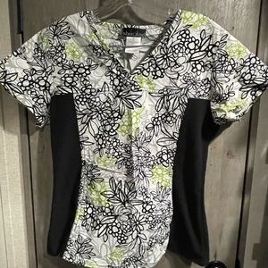 Size small scrub top